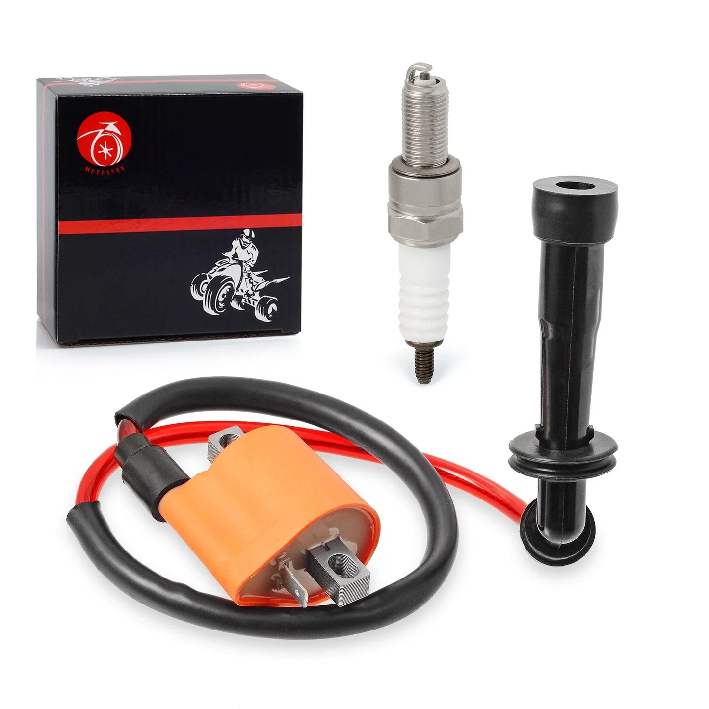 Ignition Coil Spark Plug for Suzuki King Quad AXi 750 700 X4 (2008–2013)