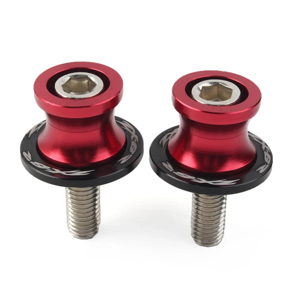 8MM Red Swingarm Spools Slider Stand Screws for KAWASAKI ZX6R (2012-2021)