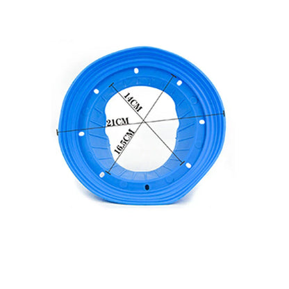 6.5" Speaker Protective Mats for Car - Waterproof Silicone Covers Blue