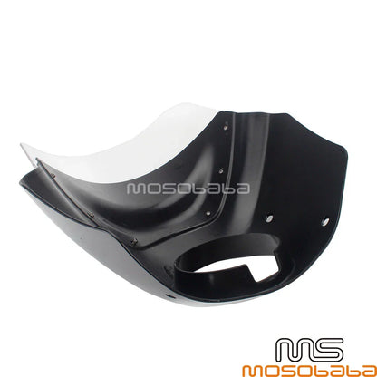 Front Headlight Fairing & Clear Windshield for Harley Dyna Low Rider (2006-2023)