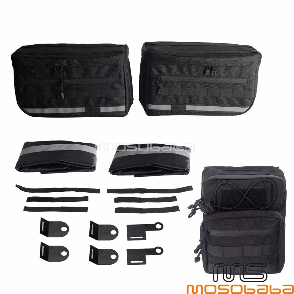 Saddle Bag Luggage & Handlebar Bag for Harley CVO Fat Bob (2018-2023)
