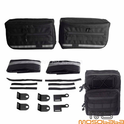 Saddle Bag Luggage & Handlebar Bag for Harley CVO Fat Bob (2018-2023)
