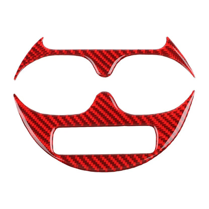 Carbon Fiber Cup Holder Trim for Abarth 595/695 & Fiat 500 (2016–2024)