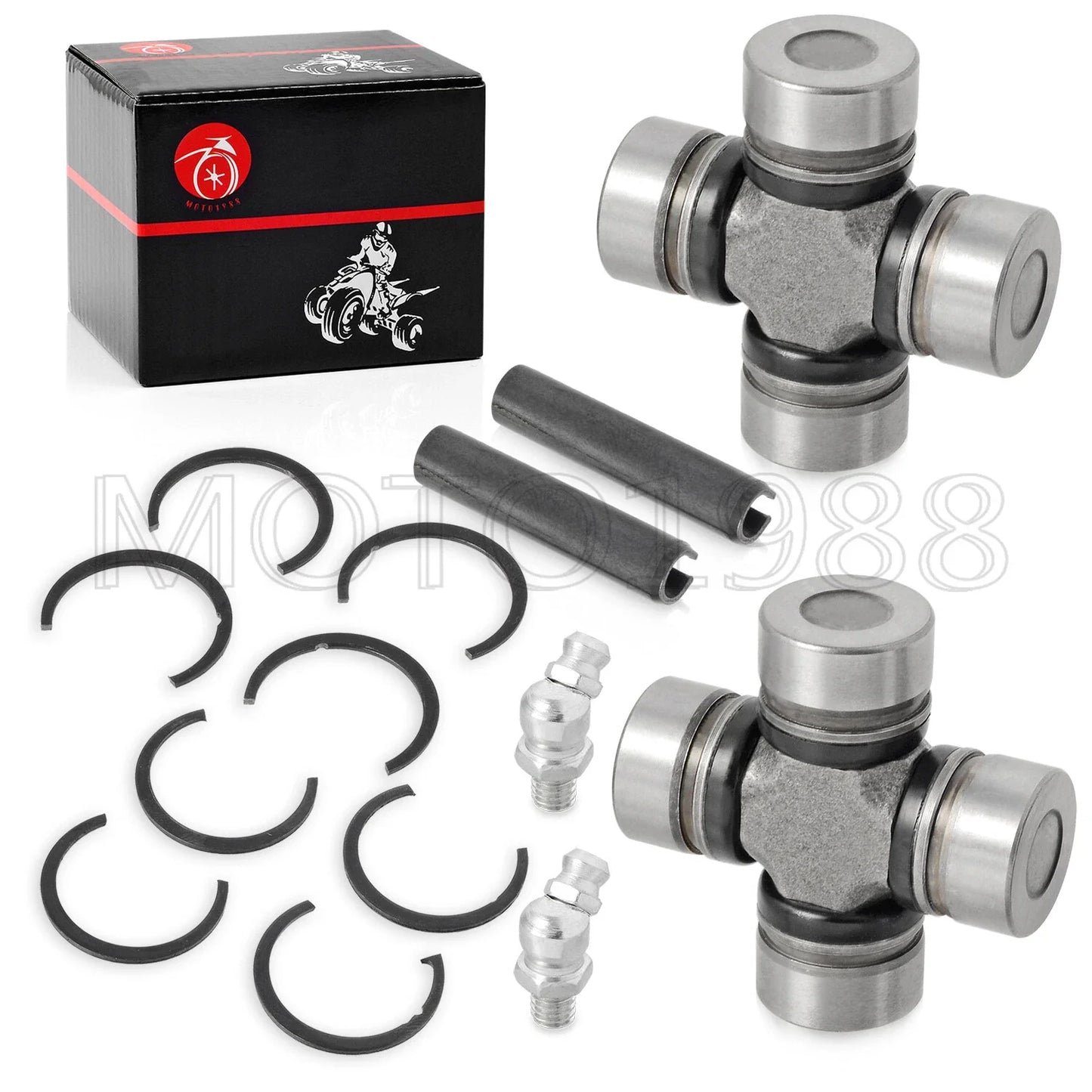 2x Front Rear driveshaft u-joint for Polaris RZR XP 1000 (2015–2018)