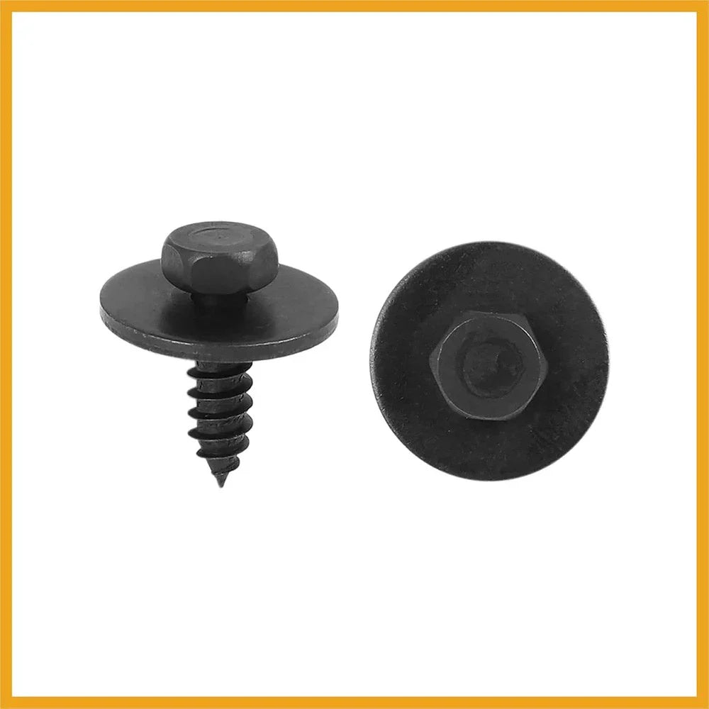 10 Pcs Wheel Arch Trim Hex Head Screws for BMW X5 X6 E46 E60 E90