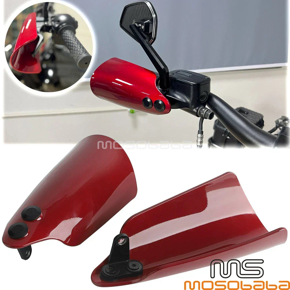Hand Guards Wind Deflector Shield for Harley Dyna Super Glide Sport (1999-2005)