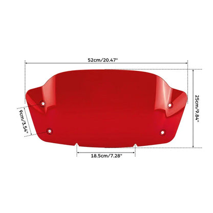 Red Windscreen for Harley CVO Street Glide (2023-2025)
