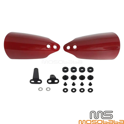 1" Handlebar & Handguard Red Set for Harley Softail Standard