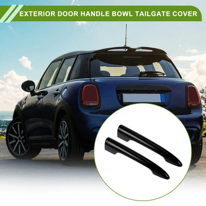 Rear Trunk Tailgate Handle Cover for BMW Mini Cooper F54 Clubman Black (2014-)