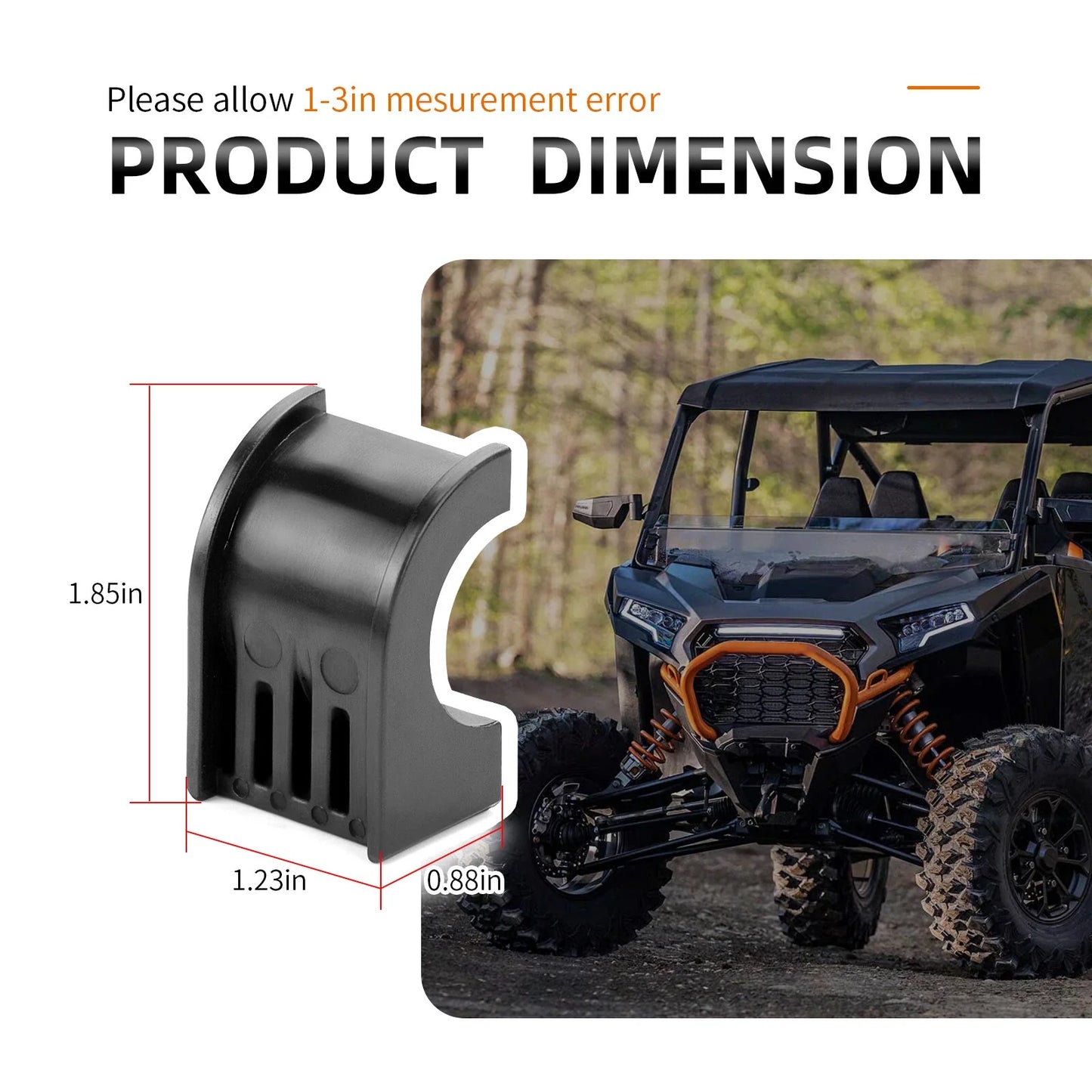 4Pcs 28.5mm Stabilizer Bushing Bar for Polaris RZR 570/1000 XP (2014–2023)