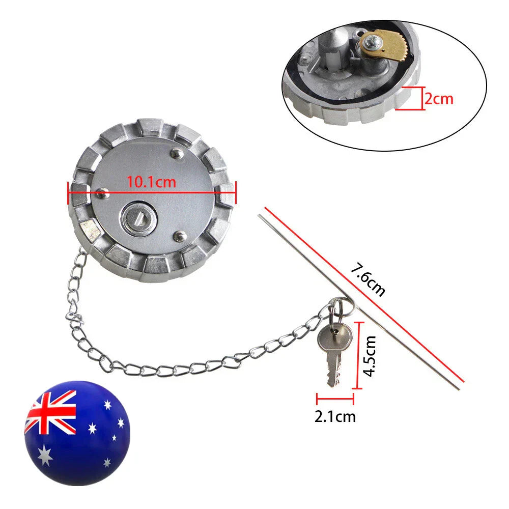 Locking Gas Cap for Kenworth, Peterbilt, Freightliner, Western Star