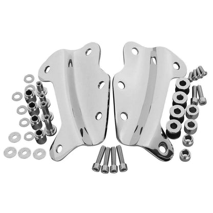 Sissy Bar Backrest LED Luggage Rack Docking Kit for Harley Touring (2009-2013)