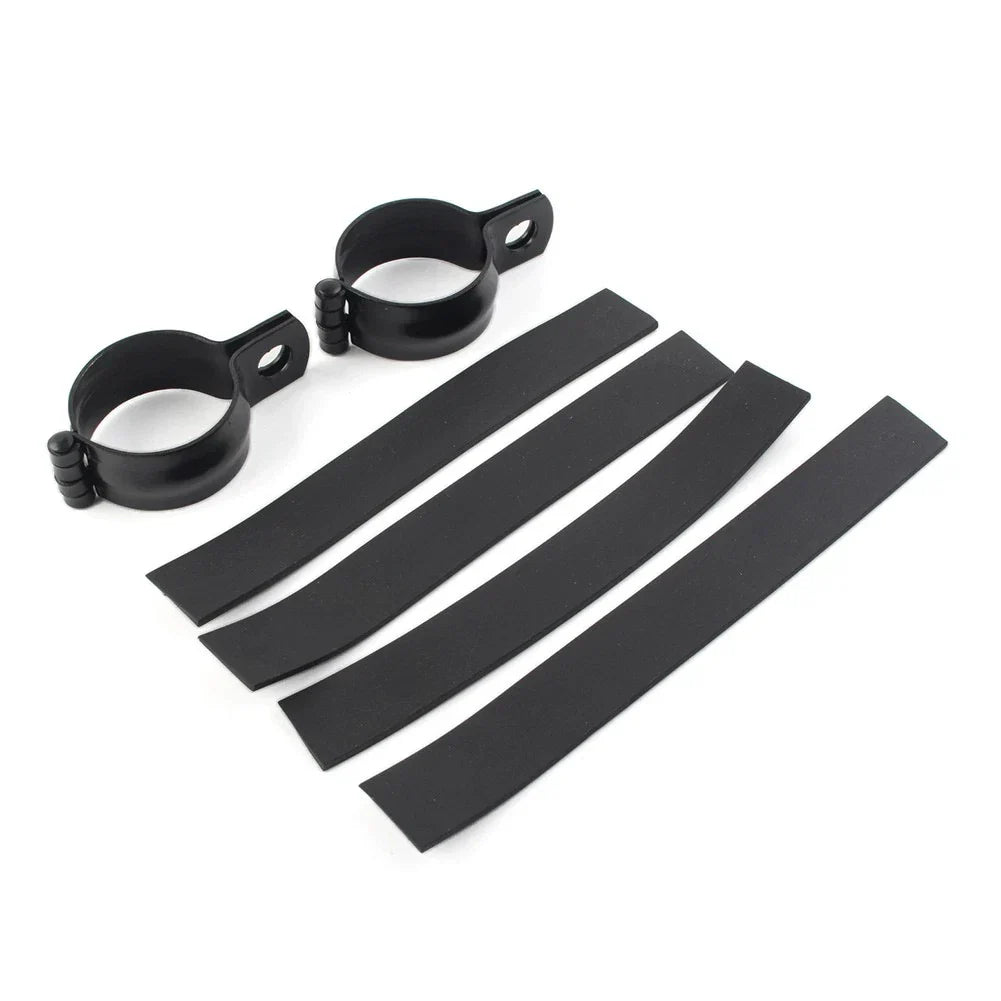 32MM-41MM Front Fork Mount Bracket Turn Signal Light Clamp for Motor Black