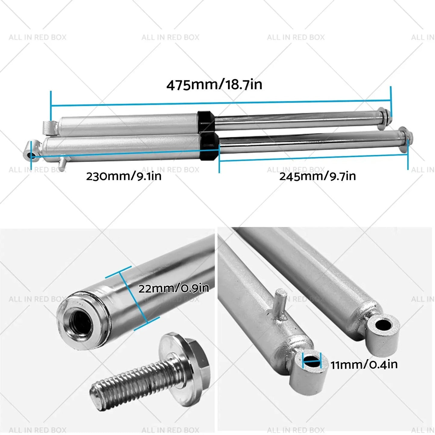 480MM Front Fork Shock for Yamaha PW50 Peewee50 PY50 G50T