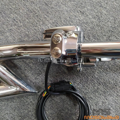 Chrome Air Ride Suspension Control Handlebar Switch for Harley Dyna Softail (2006-2023)
