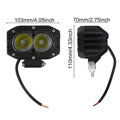 4 Inch LED Cube Pods Work Light Bar Spot Fog Lamp Driving Offroad for Truck ATV