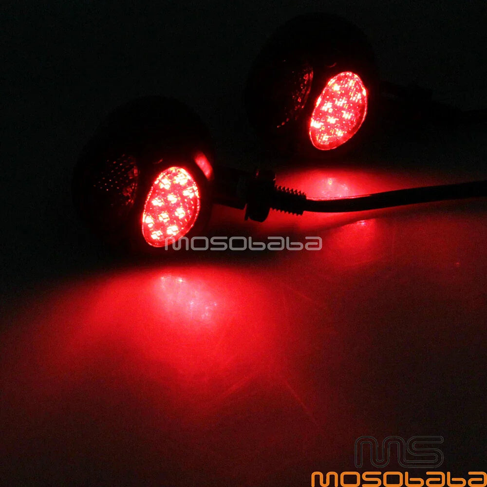 Bullet LED Running Turn Signal Brake Tail Light for Harley Dyna Retro