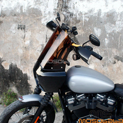 15" Smoke Windshield Fairing for Harley Dyna Wide Glide FXDWG (2006-2017)