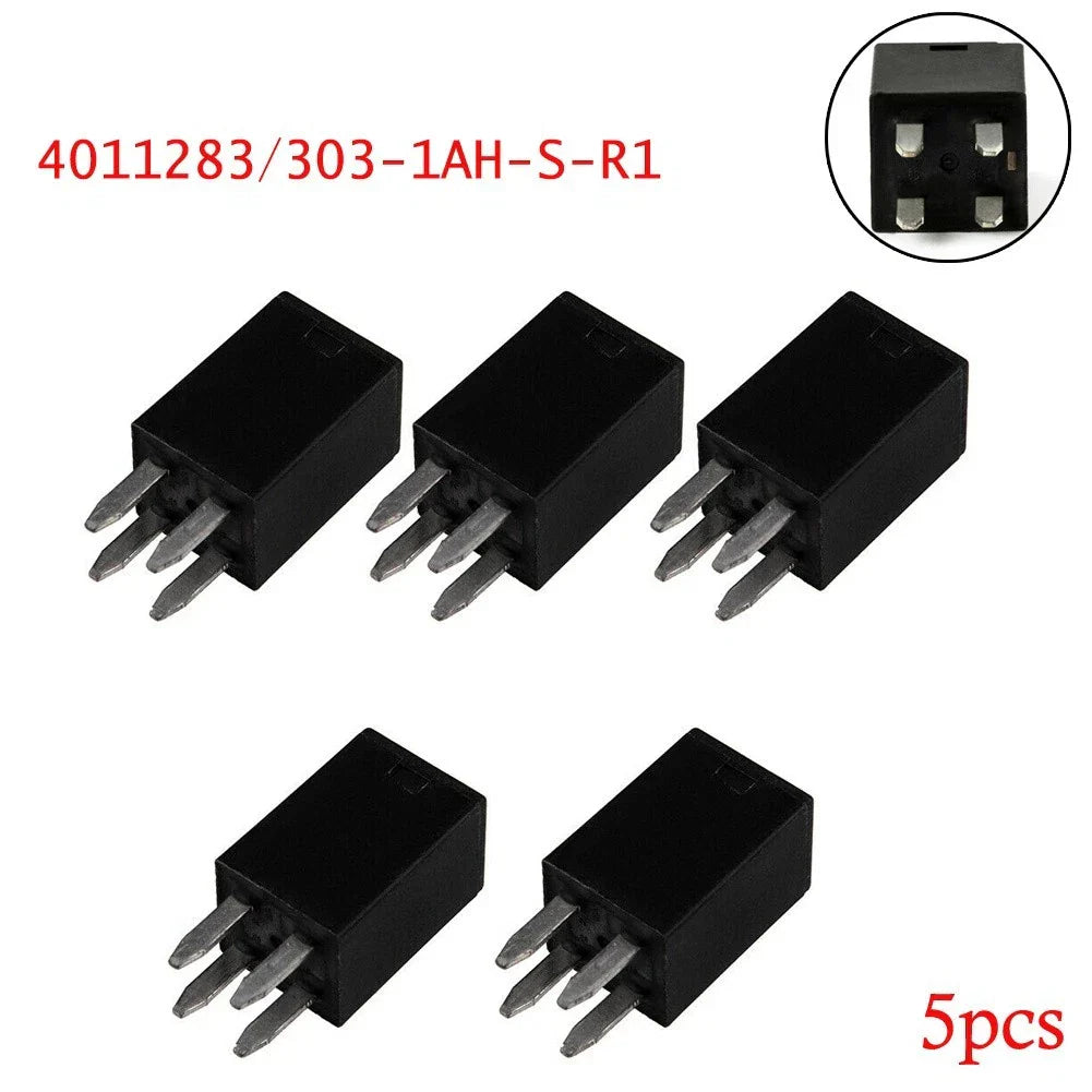 Electrical Relay Accessories 4 Pin 5 x Cooling Fan Relays for Vehicles