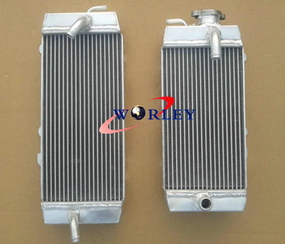 Aluminum Radiator & White Hose for Kawasaki KXF250 KX250F (2009-2011)