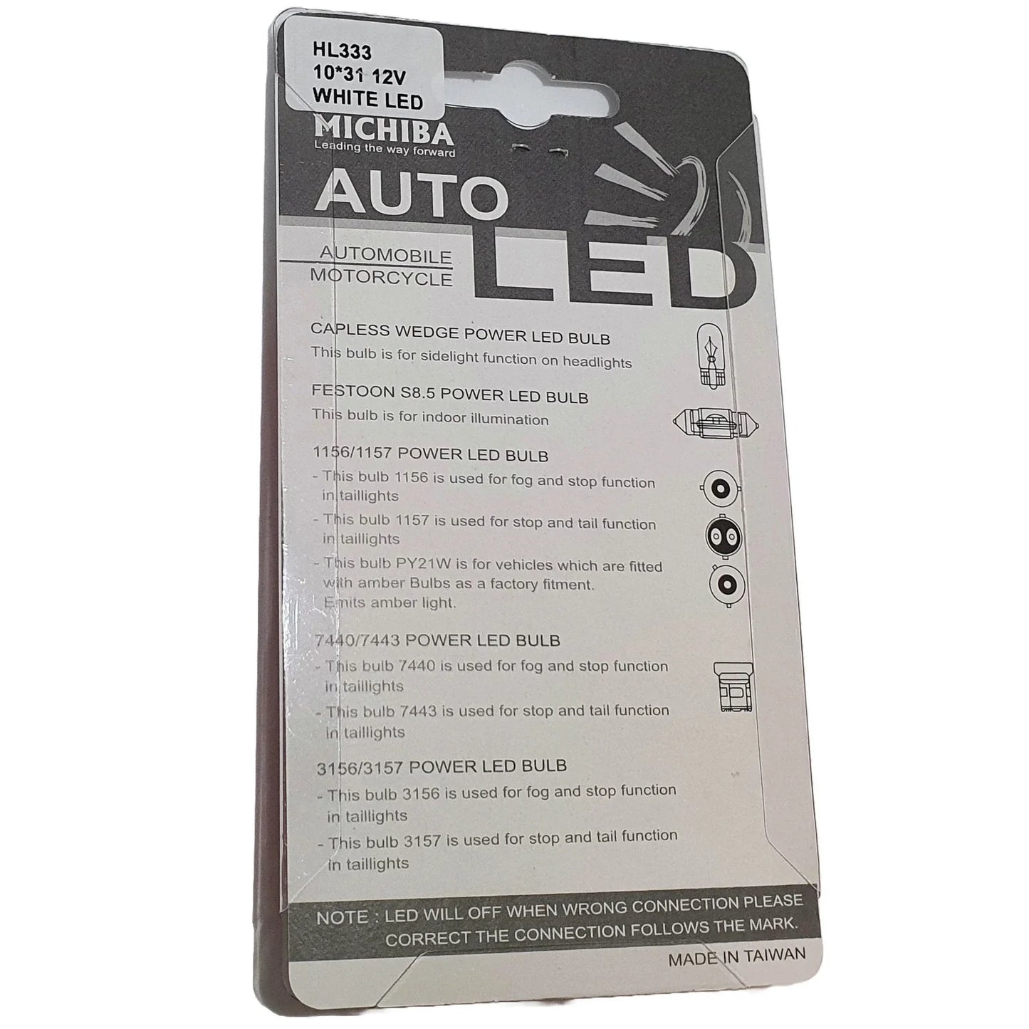 2pc LED Festoon License Light 12V 0.5W CANBUS 14000K for Car (2000–2024)