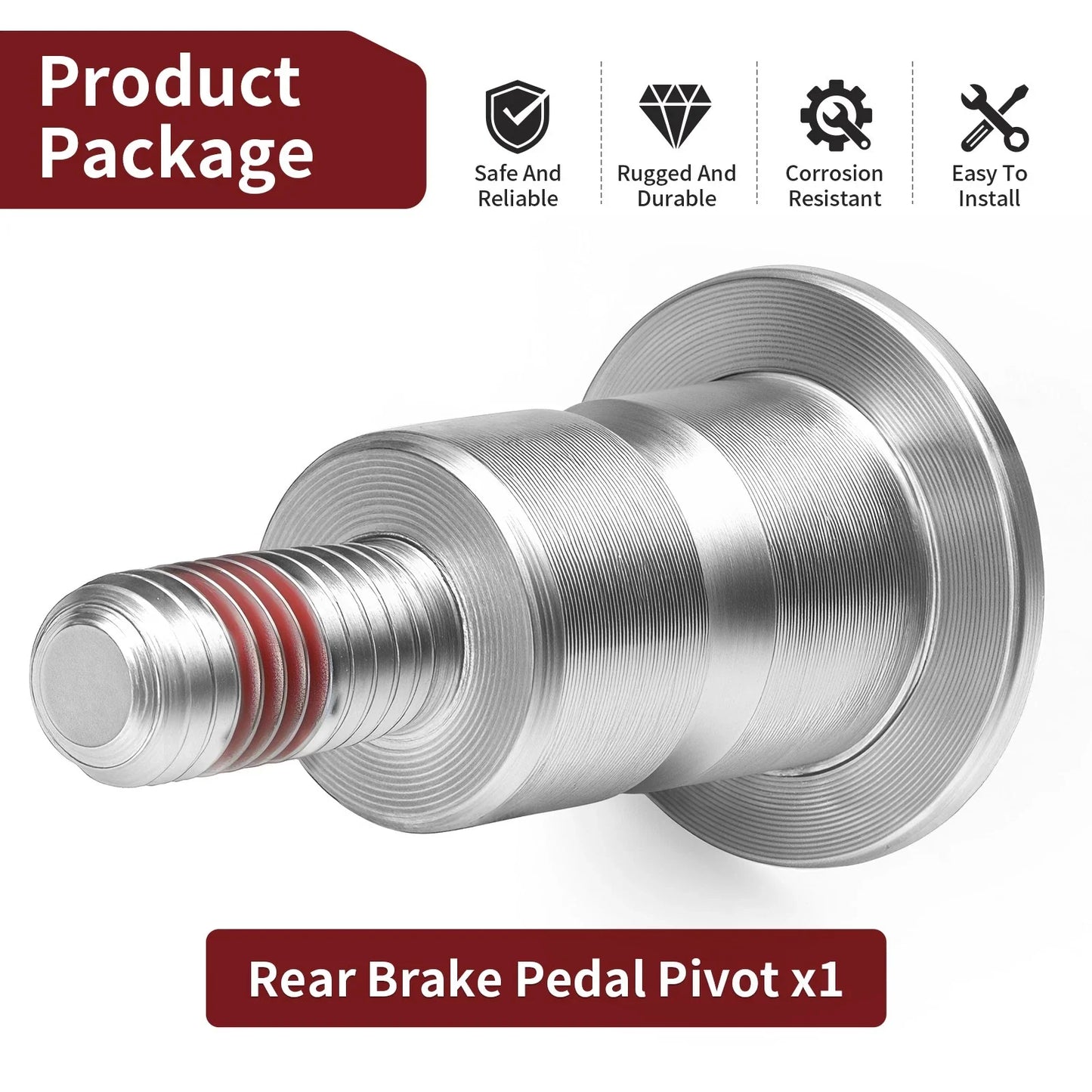 Rear Brake Pivot Bolt for Honda CRF450R (2002–2004)