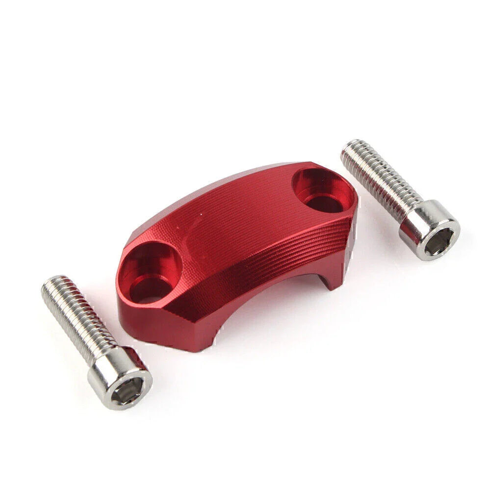 22mm Master Cylinder Perch Clamp Cover Red for Motocross MX