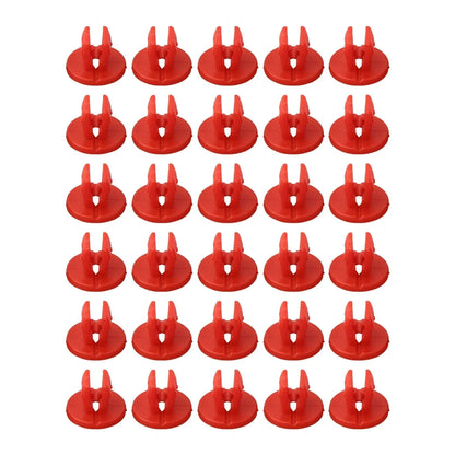Under-Body Shield Nut Set 30 pcs Snap Red for Ford