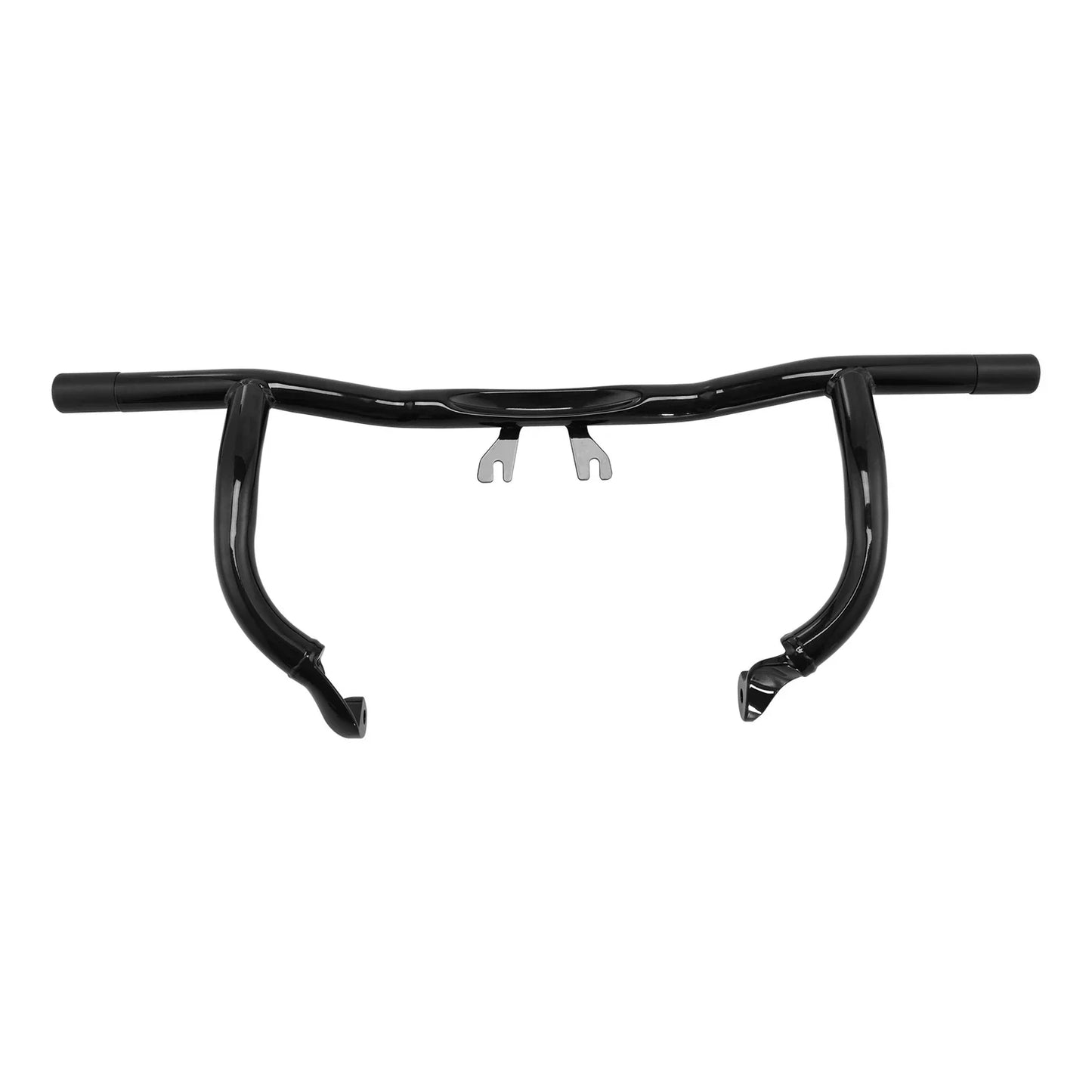 Black Engine Guard Crash Bar & Fairing Bracket for Harley Road Glide (15-24)