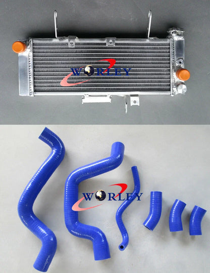 Aluminum Radiator + Red Hose for Suzuki SV650N SV650 2003-2004