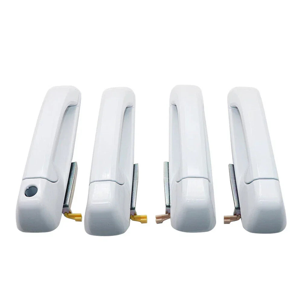Bright White Door Handles for Dodge Ram 1500 2500 3500  - 4x