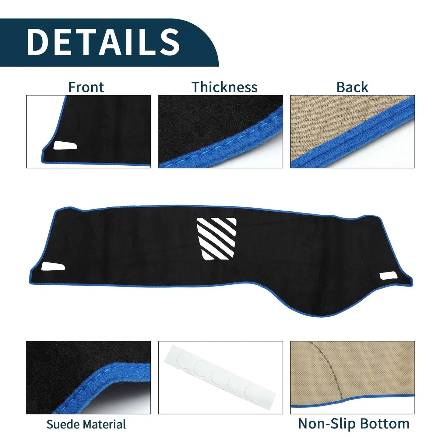 Dashboard Dash Cover Mat for BMW 5 Series F10 F11 (2010-2017)