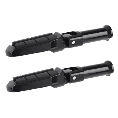 Black Rear Passenger Foot Pegs for Harley Softail Standard Low Rider (2018-2025)
