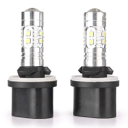 1 Pair 360�� LED Fog Light Bulbs for Car Driving Lamp 880 6000K