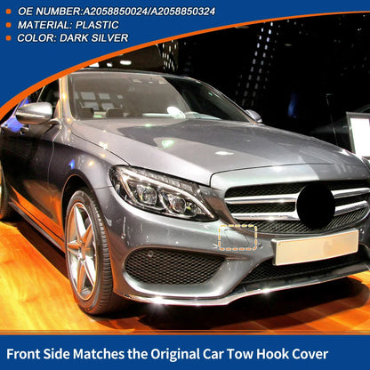Front Car Bumper Tow Hook Cover for Mercedes-Benz C43 (2017-2020)