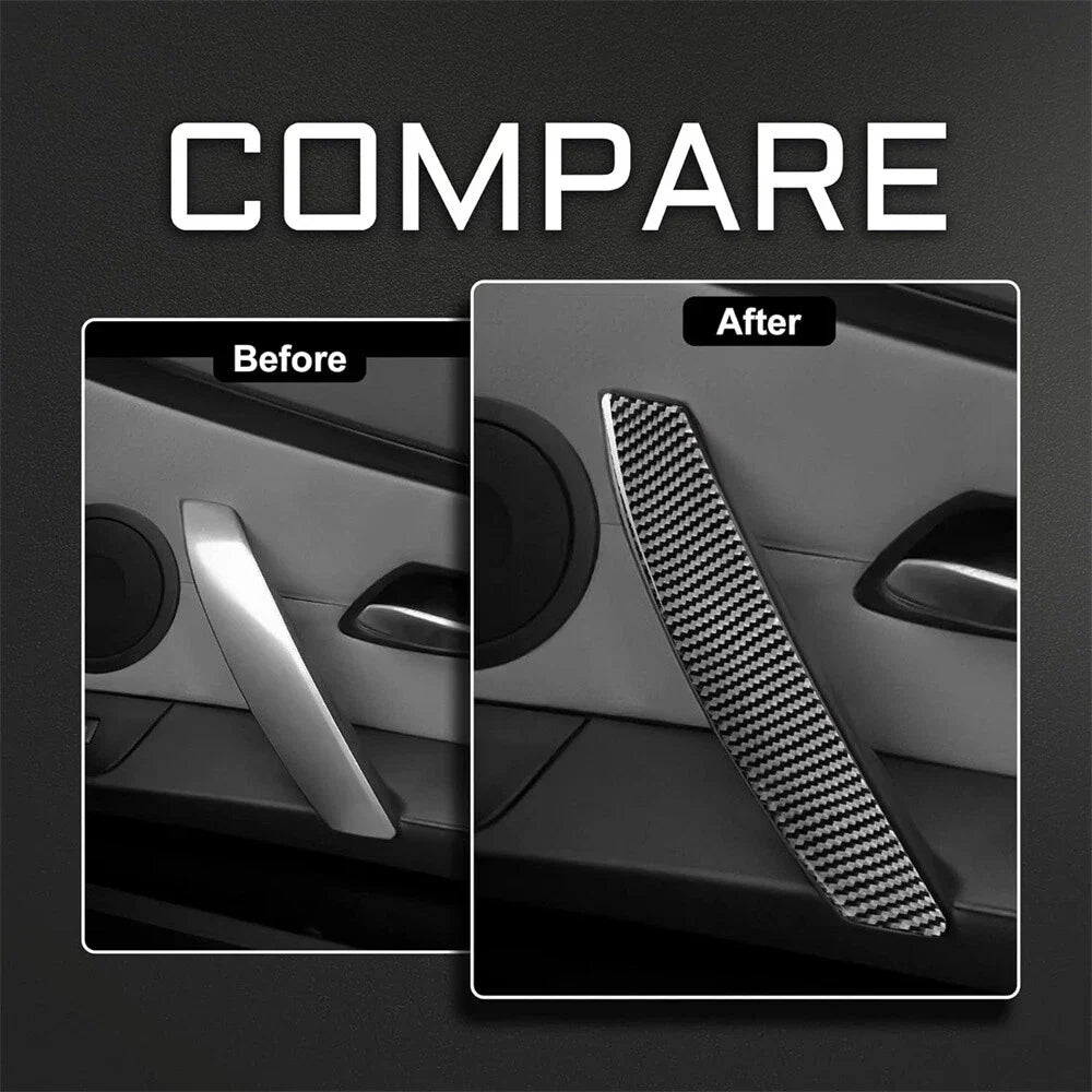 Interior Door Handle Cover Stickers for BMW Z4 E85 Convertible (2003-2008)