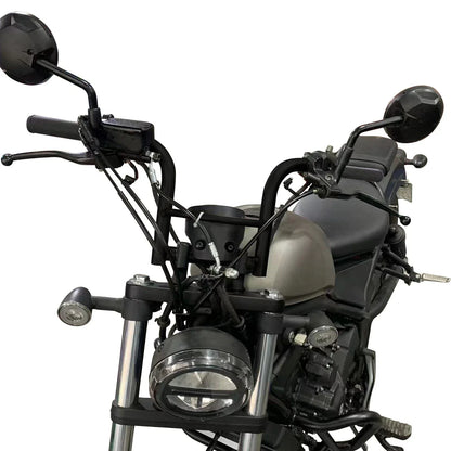 Black Ape Hanger Handlebar for Honda Rebel 300 CMX300 (2017-2024)