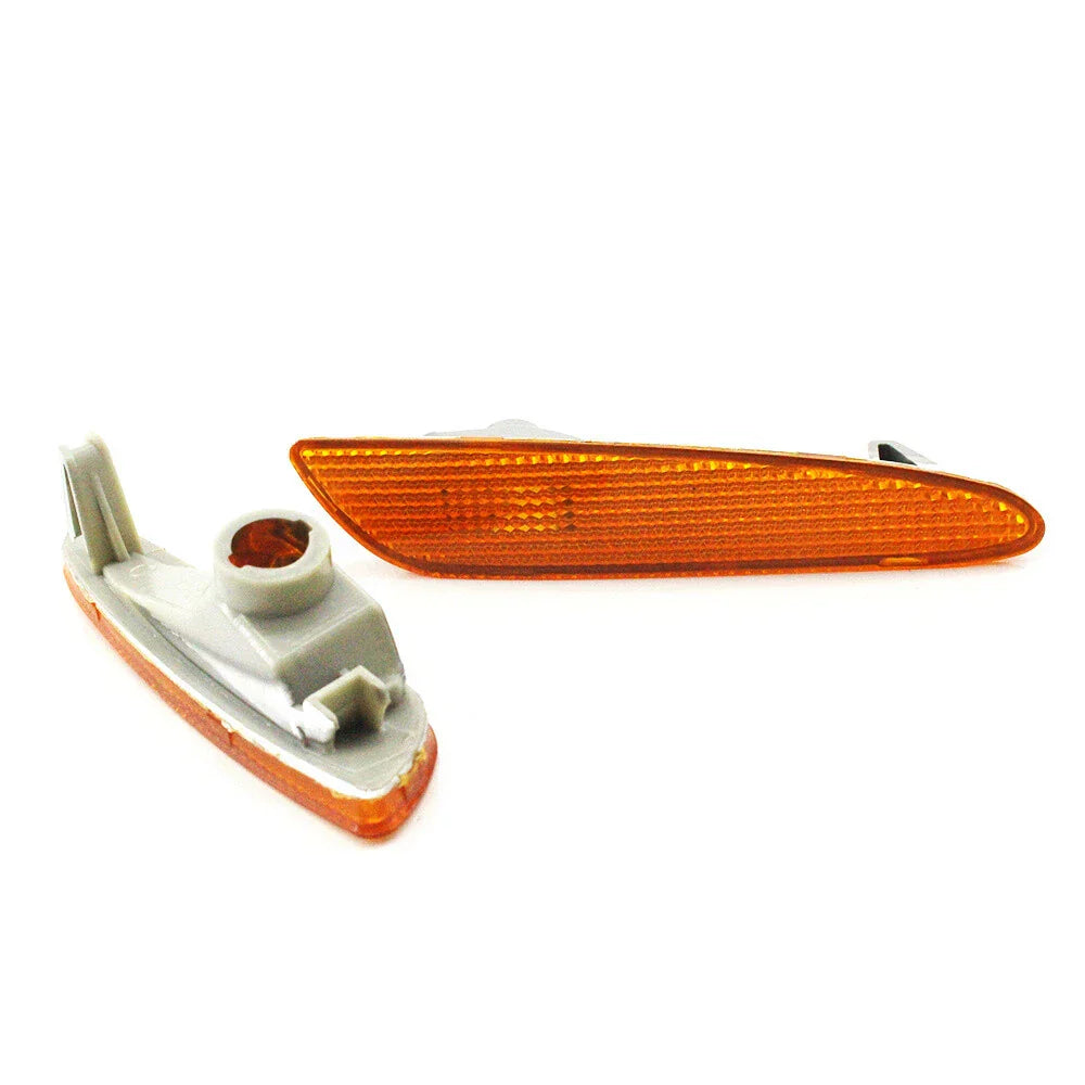 Left Right Bumper Side Marker Lights for 2003-2006 Mercedes-Benz W211 E-Class