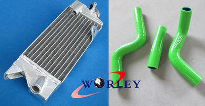 Aluminum Radiator & Hose for KAWASAKI KX80 KX85 KX100 (1998-2013)