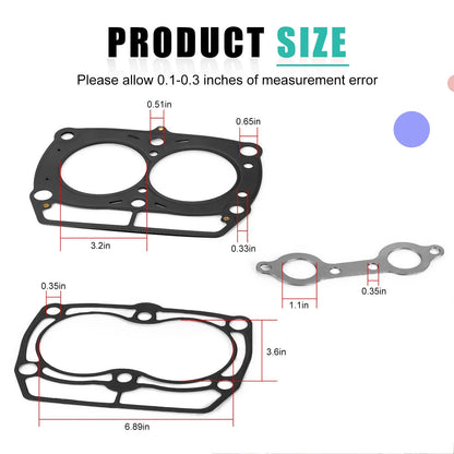 Engine Top End Gasket Kit for Polaris Ranger 700 800 XP/Crew (2005–2010)