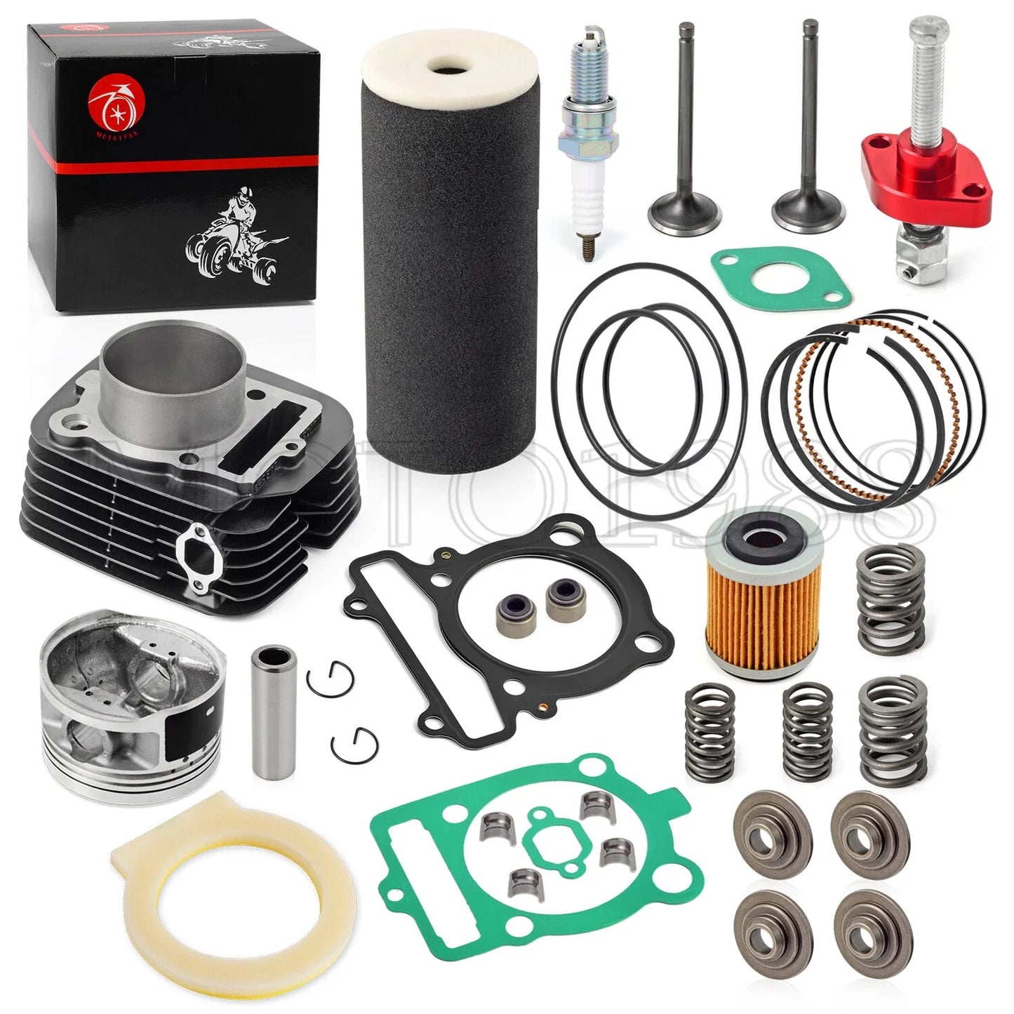 Cylinder Piston Gasket Air Oil Top End Kit for Yamaha Warrior 350 (1990–2004)