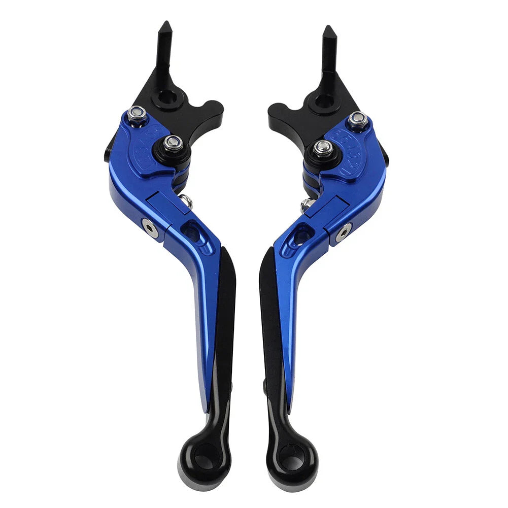 CNC Blue Extendable Brake Clutch Levers for Suzuki GSXR600 GSXR750 (2004-2005)