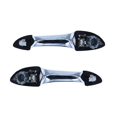 Door Handle Outer Chrome Set of 2 for BMW X5 (2000–2007)