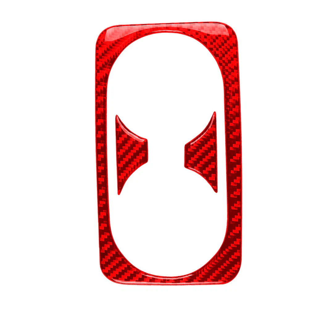 Rear Armrest Cup Holder Cover Trim for Kia Stinger (2018-2023) Red