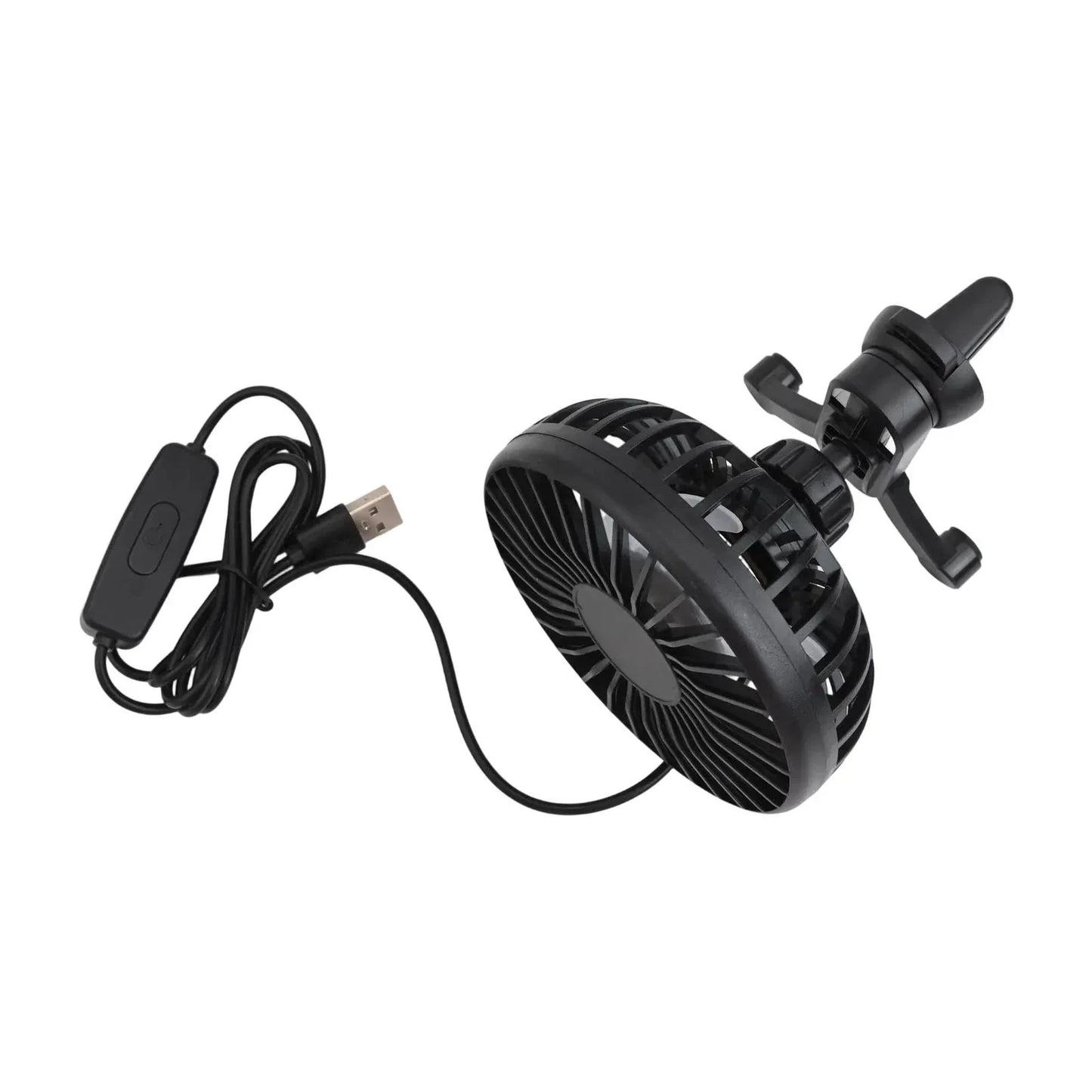 USB Interface for Car Fan Low Noise 3-Speed