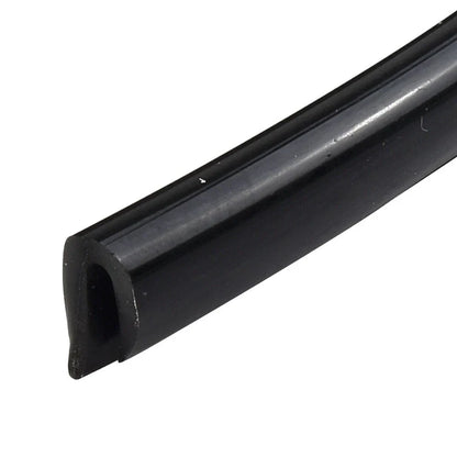 1pc 6M U-Shape Auto Door Moulding Rubber Strip Trim Guard Edge Protector Cover for Car