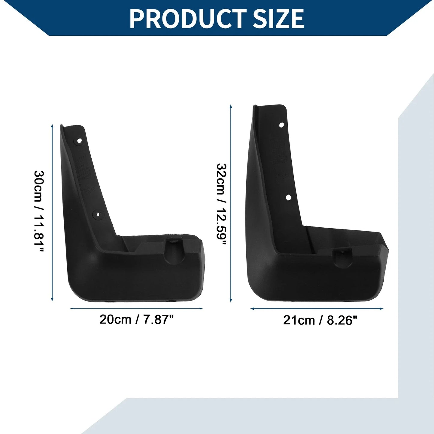 Mud Flaps Splash Guards 1 x Mud Guards BMW X2 (2018-2021)