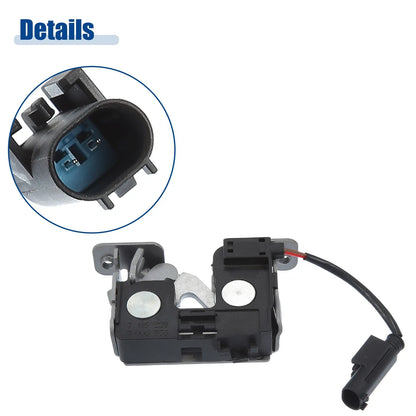 Front Hood Latch Actuator Assembly for BMW Black Gray