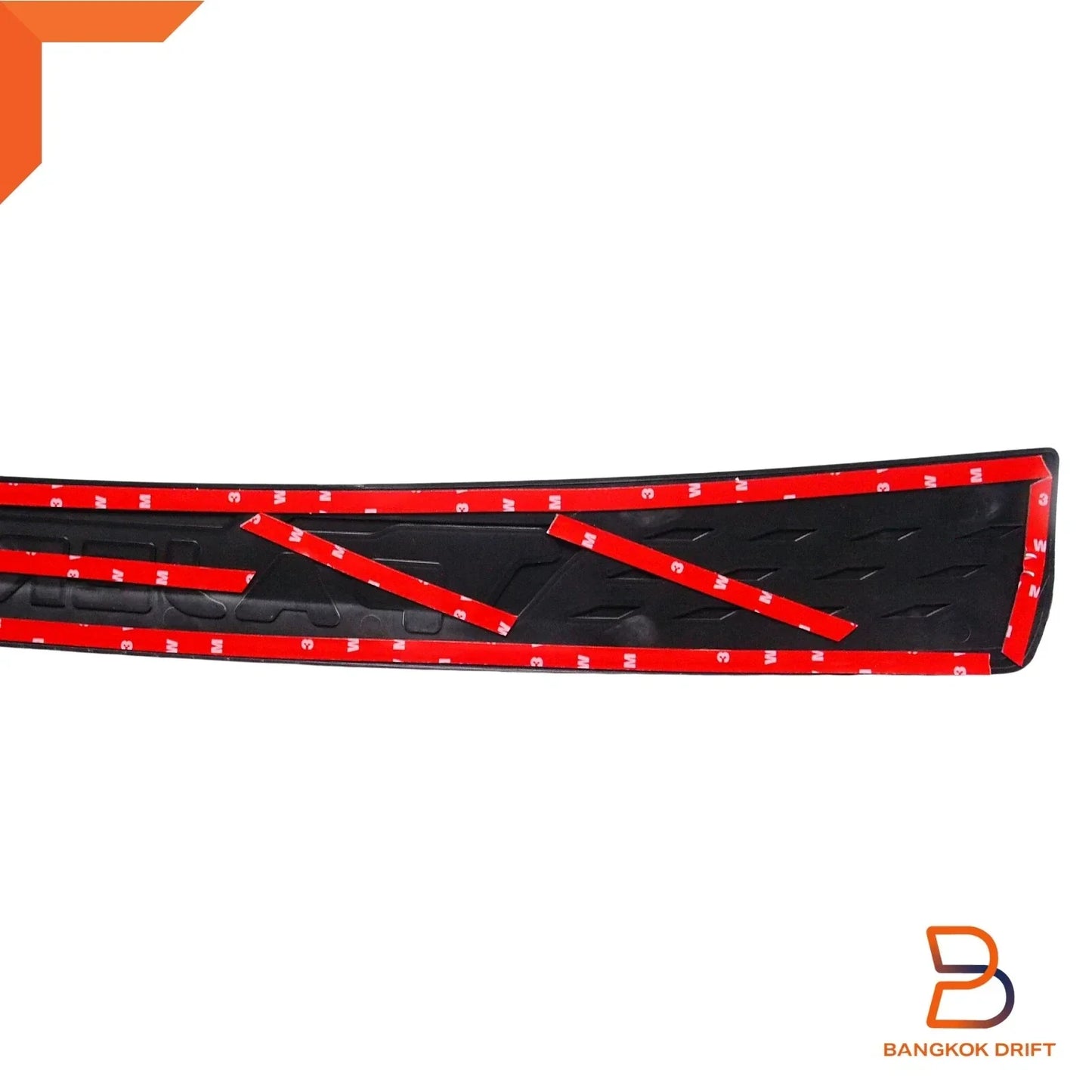 Black Rear Bumper Step Scuff Plate Cover for Mitsubishi Pajero Sport (2019-23)