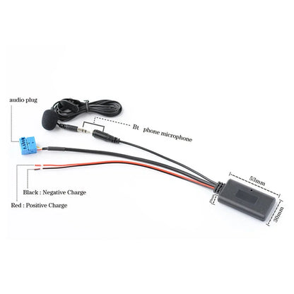 BT AUX Adapter Wireless Radio Stereo Microphone Handsfree for Mazda 2 3 5 6
